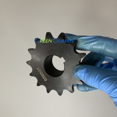 Bagian pengganti rumput Sprocket, RC--50, 14 Gigi, Termasuk Set Sekrup G658537 Fits Turfco Top Dresser