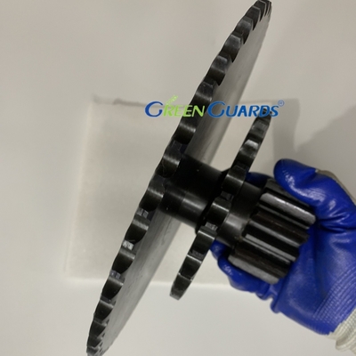 OEM Standar Pinion Double Sprocket G663703 Bagian pengganti peralatan rumput untuk mesin Turfco