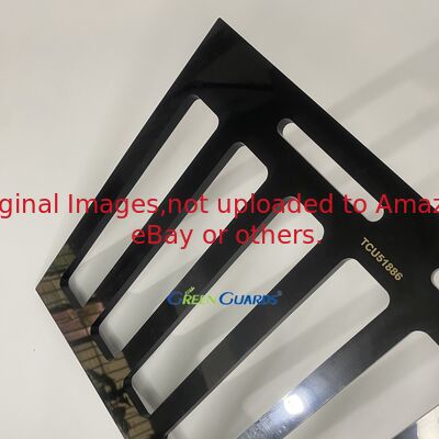Bagian mesin pemotong rumput Tine pemegang penjaga, 4 Tine Dalam GTCU51886 Fits Deere traktor-mounted aerator