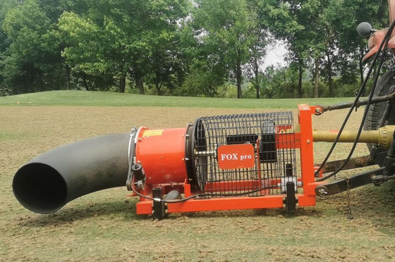 Blower Puing Lapangan Golf OEM Didorong Oleh Traktor Di Atas 20HP, Blower Daun Rumput
